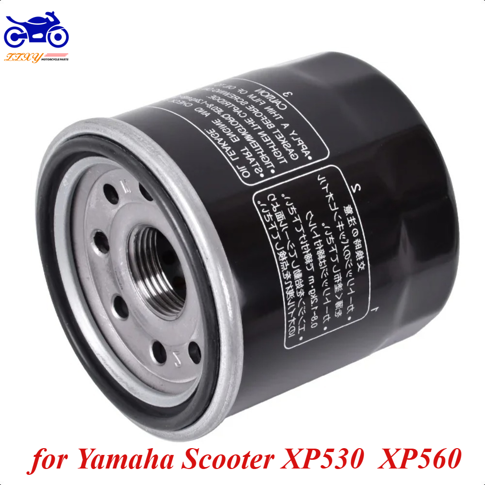 Tech Max Accessories - オートバイアクセサリーオイルフィルターヤマハスクーター XP530 BX31 BX38 BV11 XP560