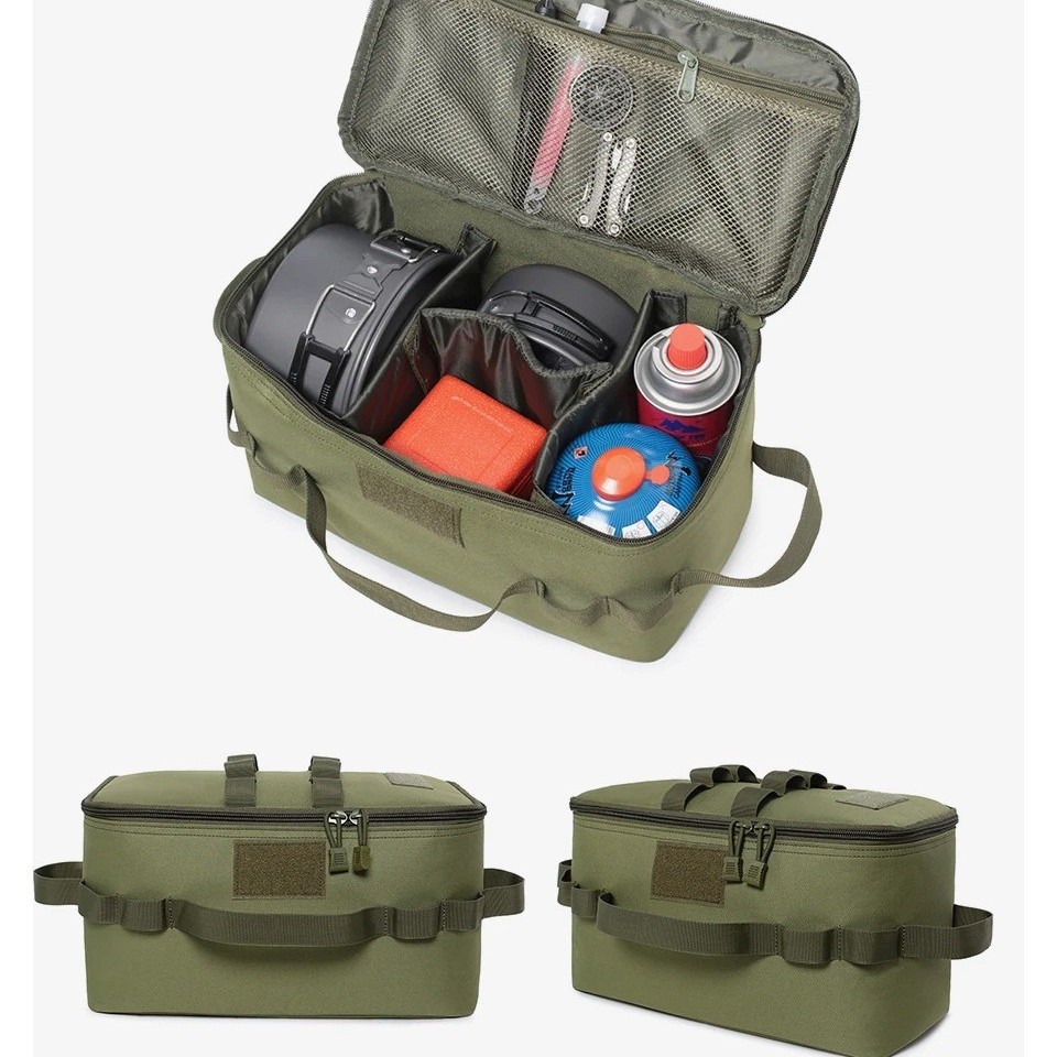 Tech Accessories Organizer - キャンプガスタンク収納袋屋外大容量グランドネイルツールバッグピクニック調理器具調理器具オーガナイザーバッグ Мужская сумка