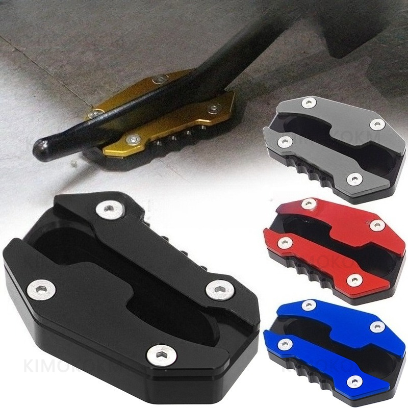 Tech Max Accessories - オートバイキックスタンドフットサイドスタンド延長パッドヤマハ TMAX560 テックマックス 2022 2023 2024