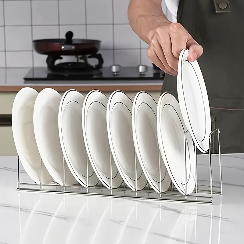 1個のステンレス製キッチンディッシュラック、プレートや食器用 - Tech Accessories Organizer のレビューと価格