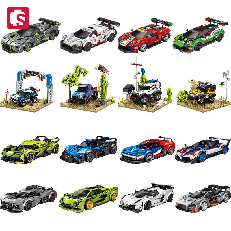 SEMBO スポーツカービルディングブロック MOC レーシ - Tech Diving Accessories のレビューと価格
