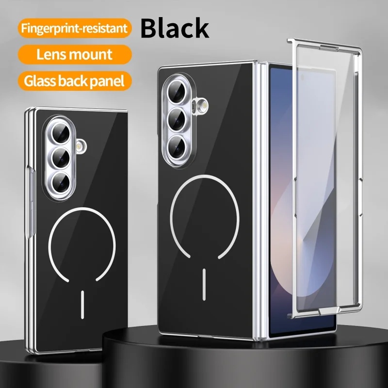 ガラス製マグネット式折りたたみスマホケース Samsung  - Tech Accessories Wholesale のレビューと価格