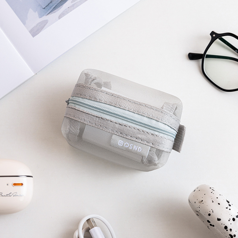 グレーのメッシュオーガナイザーバッグ – 旅行、メイクアップ - Tech Accessories Organizer のレビューと価格