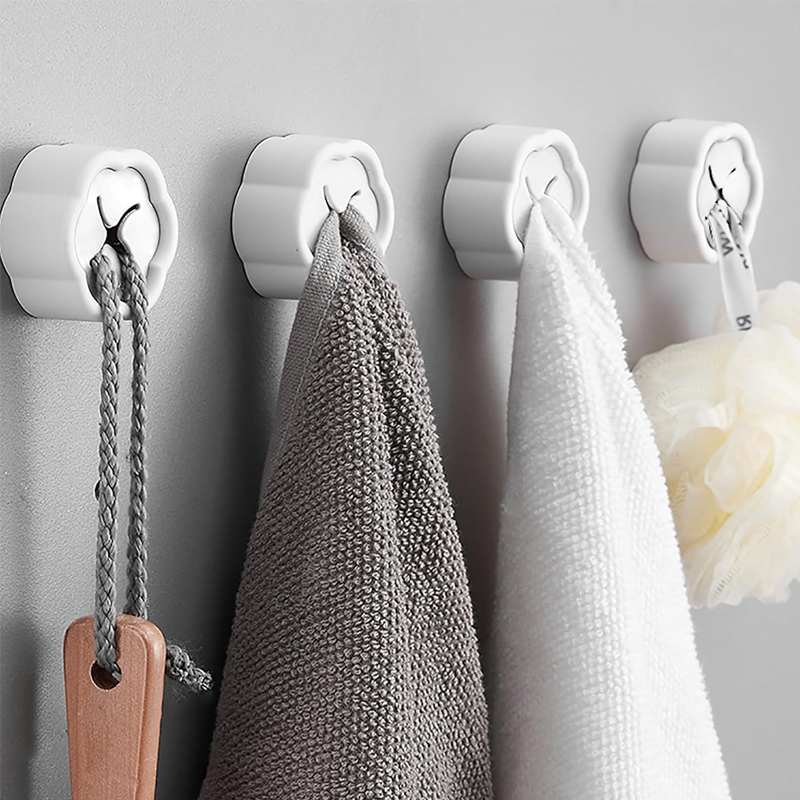 6個入り 粘着式タオルホルダー ノードリル壁掛けフック キッ - Tech Accessories Organizer のレビューと価格